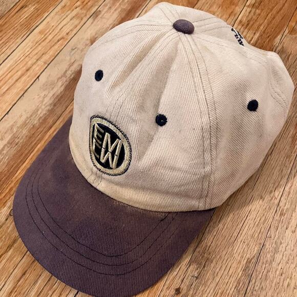 Vintage Y2K EMCM Headshot Faded Earth Tone Baseball Cap - Picture 1 of 7